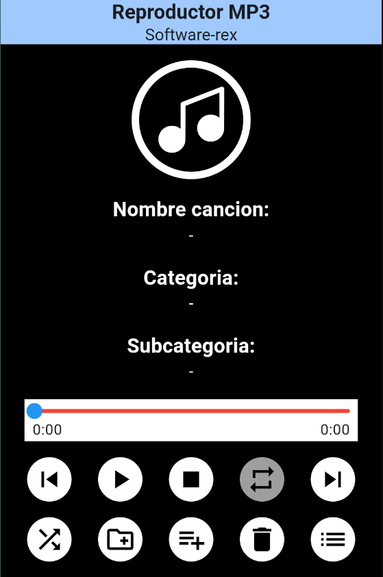 Reproductor MP3, versión móvil
